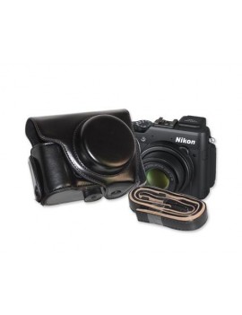 Retro Nikon Coolpix P7800 Camera Leather Case